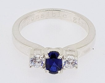 Impossible Girl Sterling Silver Ring - Dr Who Inspired Engagement