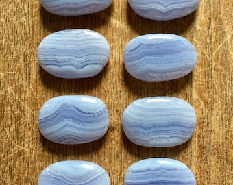 Polished Blue Lace Agate from Namibia