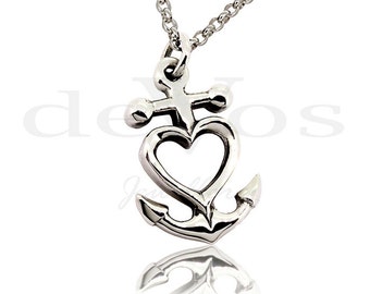Anchor Heart Pendant