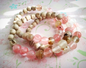 Tulasi Love - tulasi, tiger quartz bracelets
