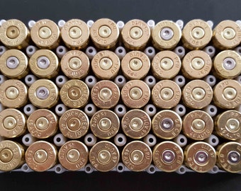 Bullet Steampunk Spent Brass Shells 9mm Caliber Jewelry 50 Pieces
