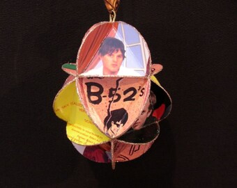 The B-52s Band Album Cover Ornament Made Of Record Jackets