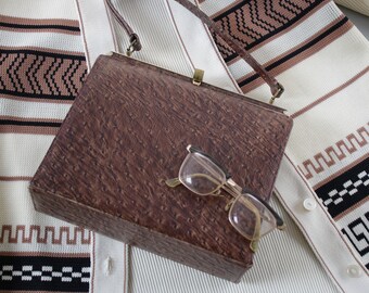 SALE -Beautiful Vintage Brown Handbag