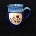 Cross Stitch Mug...Pottery Cross Stitch Mug...Cross Stitch Gift...I Love Cross Stitch Mug...Cup Gift...Needlework Mug...Gift Cross Stitch