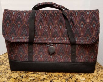 cloth briefcase, cloth tote, laptop tote, laptop briefcase