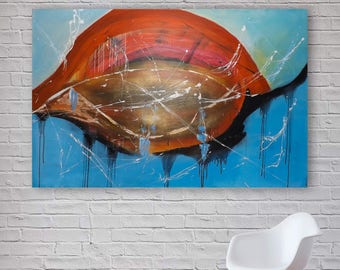 Large Original Abstract Painting | Modern Acrylic Art | Canvas Wall Art | 150x100