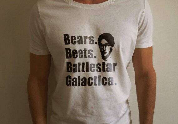 The Office "Bears, Beets, Battlestar Galactica" Shirt S-4XL and Long Sleeve Available