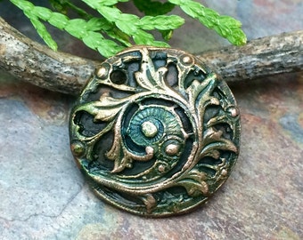 Artisan CopperPrecious Metal Clay Pendant