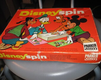 disney parker bros disney spin game seventies