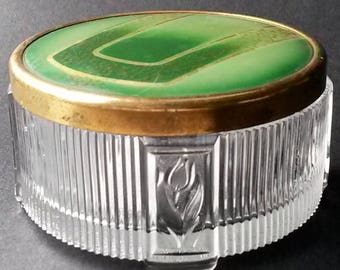 Vintage Vanity dresser lidded jar