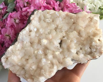 Heulandite Plate - Pink Peach - Large