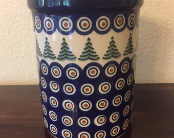Polish Pottery Kitchen Utensil Holder