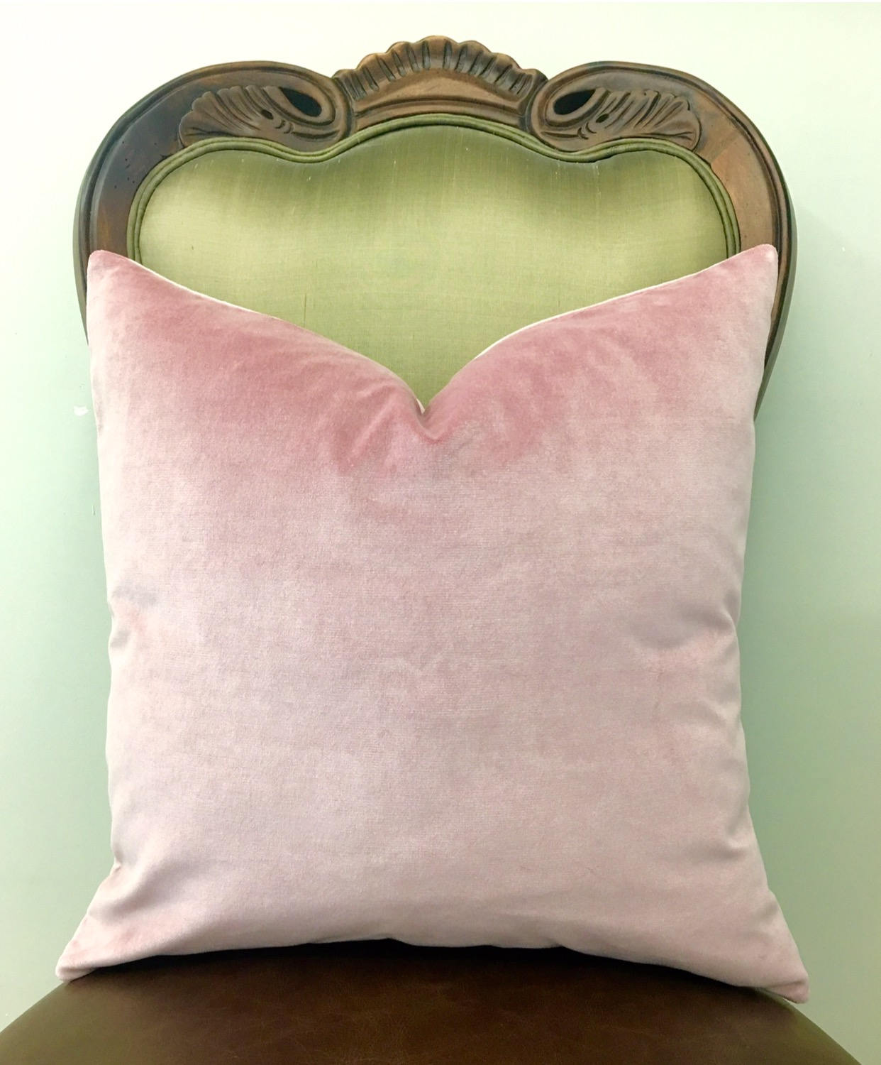 Light Pink Cotton Velvet Throw Pillow Pink Pillows Velvet Light Pink Cotton Velvet Throw Pillow Pink Pillows Velvet