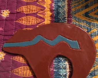 Ceramic Heartline Bear