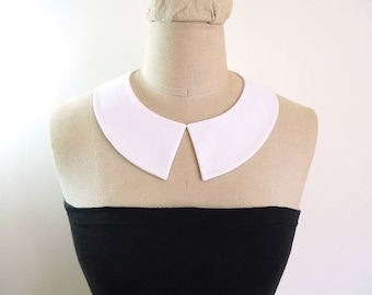 Peter Pan Collar Detachable Collar, white collar necklace