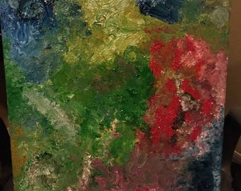 The abstracted garden 16x20