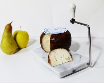 1 Vintage cheese slicer made of white marble by Cole 8 Mason in the '80s - home decor - kitchen - vintage cheese slicer