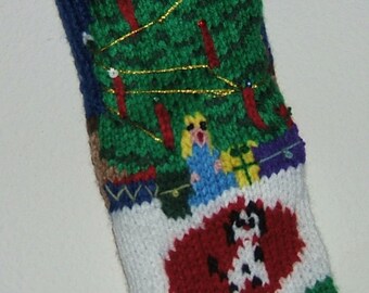 Personalized Hand Knitted Christmas Stockings