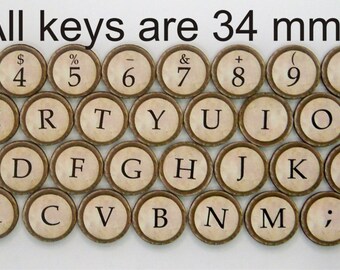 Vintage white Typewriter keys