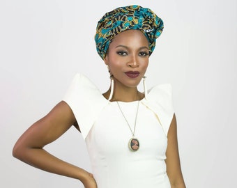 African clothing head wrap, African fabric head wrap, African headwrap, African head wrap, Head scarf, African scarf, African print scarf