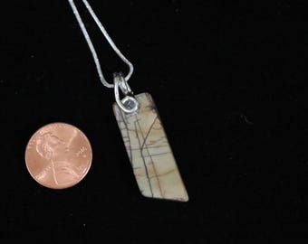 Cherry Creek Jasper pendant in Sterling silver