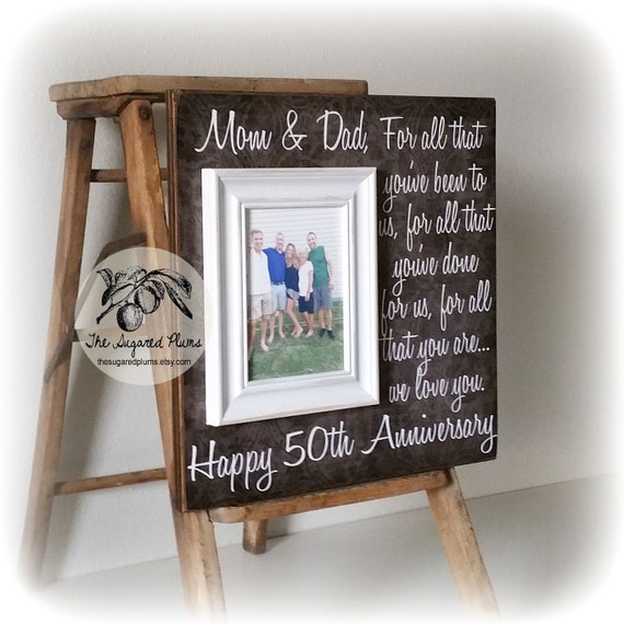 Parents Anniversary Gift 50th Anniversary Gifts For All That