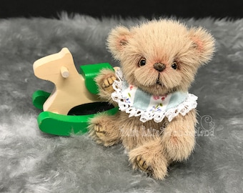 Artist Bear "Dexter"- Teddy bear OOAK Miniature teddy bear