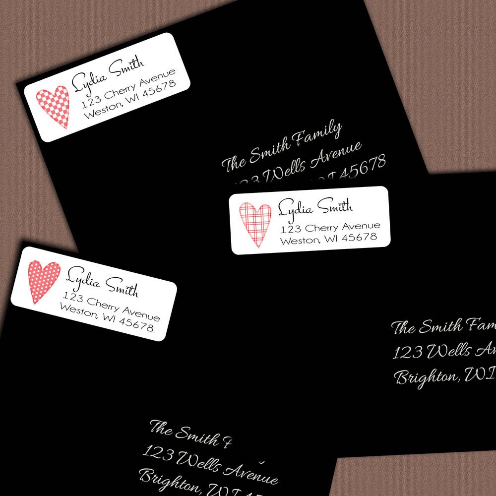 Address Labels Personalized Return Address Label Stickers