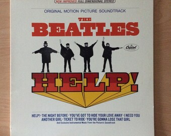 The Beatles - HELP! LP Vinyl Record Album from the 1960s