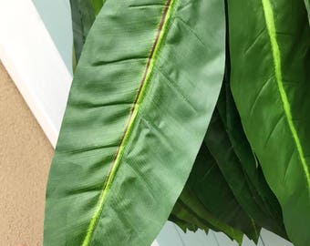 Silk Ti Leaves for Polynesian Costumes, Crafts and Decorations-14 leaves- ti leaf-Tahitian costume, Polynesian crafts,