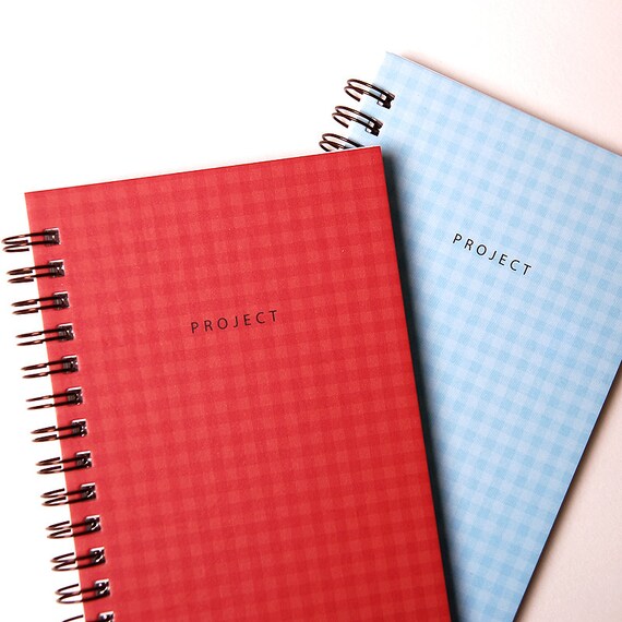 Spiral Bound Project Planner Notebook Spiral Bound Diary