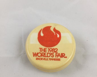 The 1982 World's Fair Collapsable Cup - Knoxville Tennessee