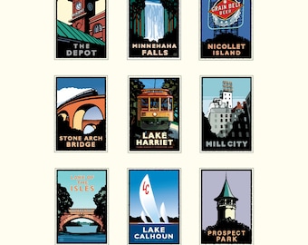 Landmark MN | Minneapolis Landmarks Collection by Mark Herman