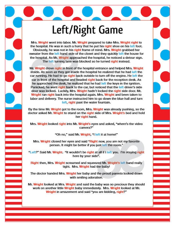 Funny Left Right Game Stories BEST GAMES WALKTHROUGH