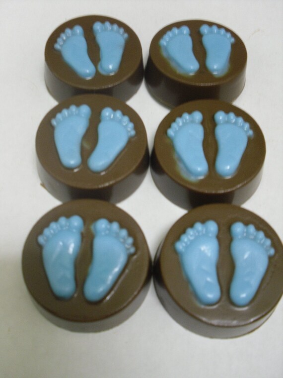Chocolate Covered Regular Oreos Baby Boy or Girl Feet