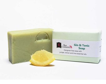 Gin and Tonic Soap, Perfect gift for gin lovers. Best seller.