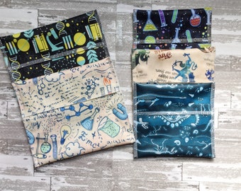 Sandwich Bag Bundle, Reuse Snack Bags, School Supplies, Reusable Lunch Bags, Kids Lunch Bag, Zero Waste, Gifts Under 30, Back to School