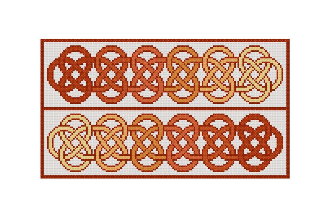 Download Cross Stitch Pattern Copper Knots Celtic Cross Stitch