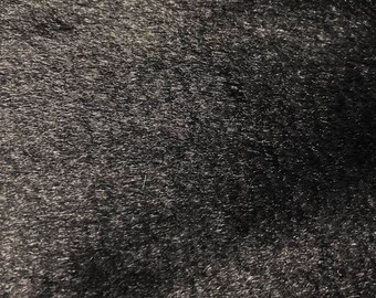 Black Pile Luxury Faux Fur Fabric by the Yard- Style 5047