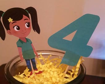 Nina's World Cake Topper