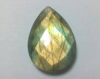 Labradorite Pear Shape Faceted Briolette 25 MM