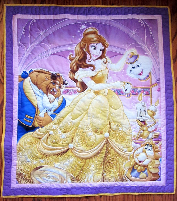Beauty and the Beast Quilt Child quilt Lap Quilt Wall
