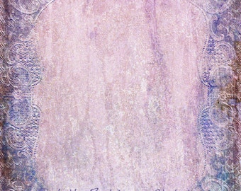 Digital Texture: Antique Lace Texture in Lavender PNG
