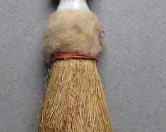 Vintage Half Doll Whisk Broom, Circa 1920s-1930s, Made in Japan