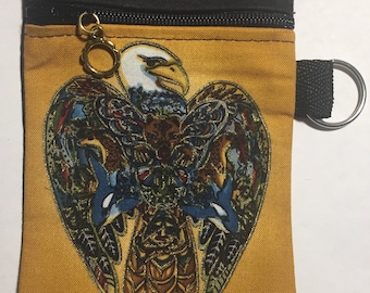 Eagle Coin/Keychain pouch. Free Shipping