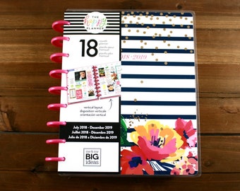 Create 36 18 Month CLASSIC Happy Planner / 2018-2019 Planner / Me and My Big Ideas, 2018-2019 Happy Planner, 18 Month Happy Planner