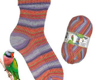 Opal Sock yarn Regenwald Rainforest XIII, 100g/465 yds, #9453