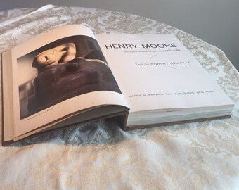 Henry Moore: Sculpture and Drawings 1921-1969 / Vintage Hardcover Book