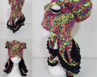 Psychodelic Octopus Hat