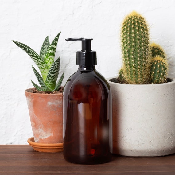 Download Amber Brown Plastic Bottle Soap Dispenser Bottle Yellowimages Mockups